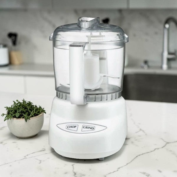 Compact 3 Cup Kitchen Food Processor with Chop and Grind Functions