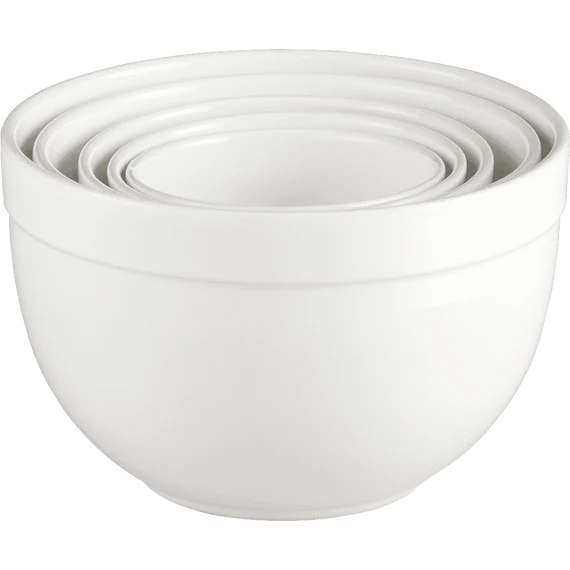 5 Piece Ceramic Nesting Mixing Bowl Set for Kitchen