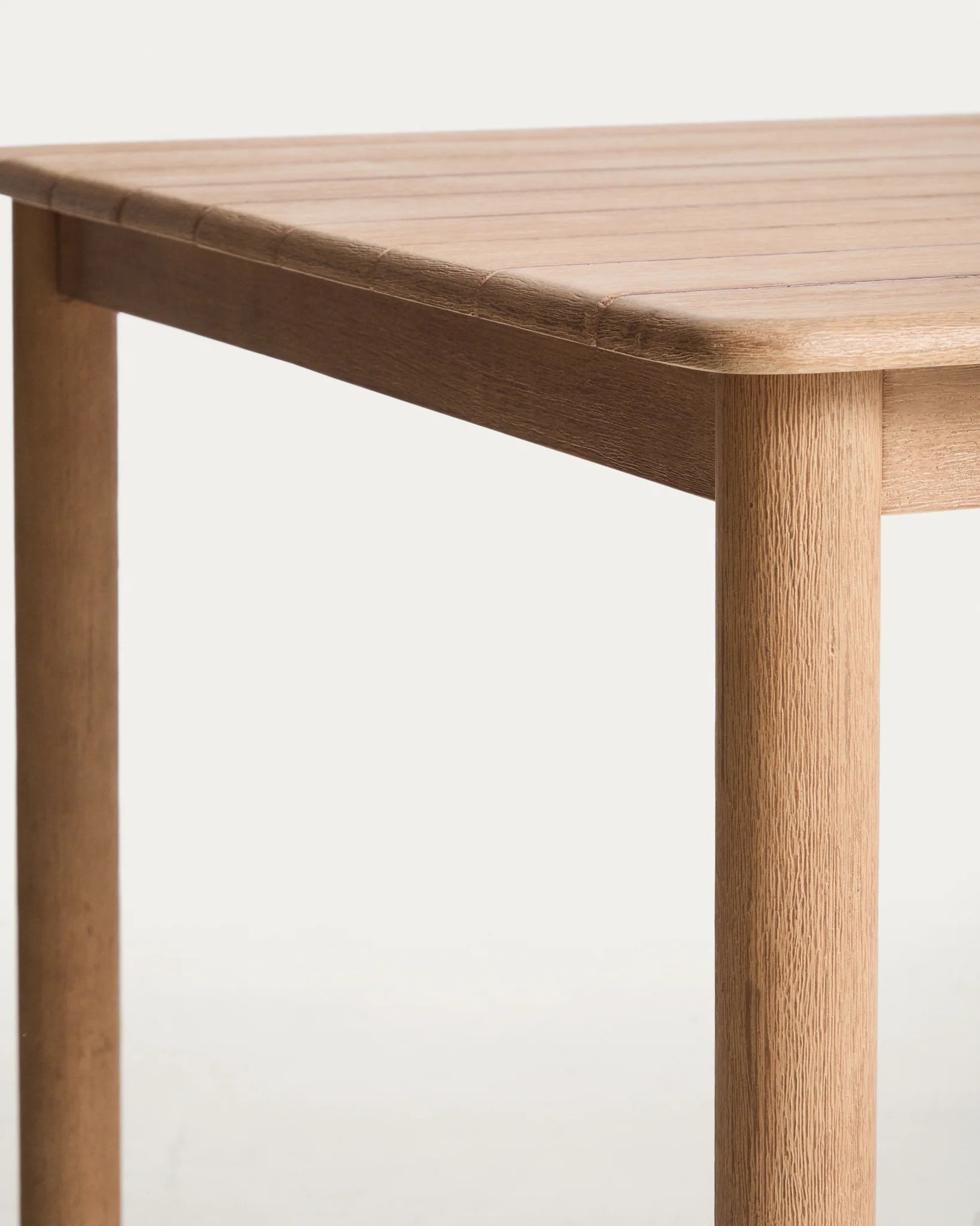 Solid Acacia Wood Outdoor Dining Table, 94.5" x 39.5"