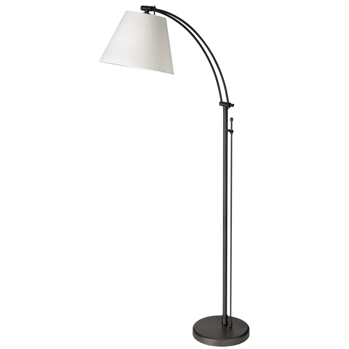 Adjustable Arc Floor Lamp Black Metal Frame, Floor Lamp