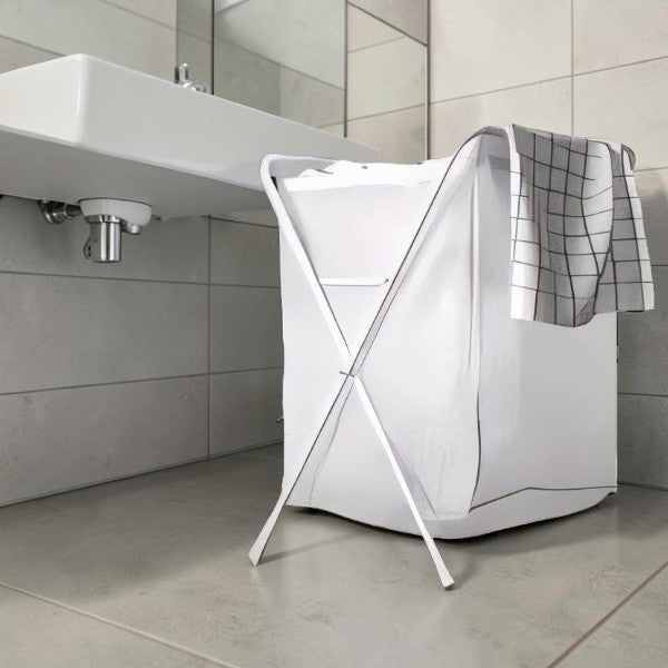 Folding Laundry Hamper with Stand for Home Organization