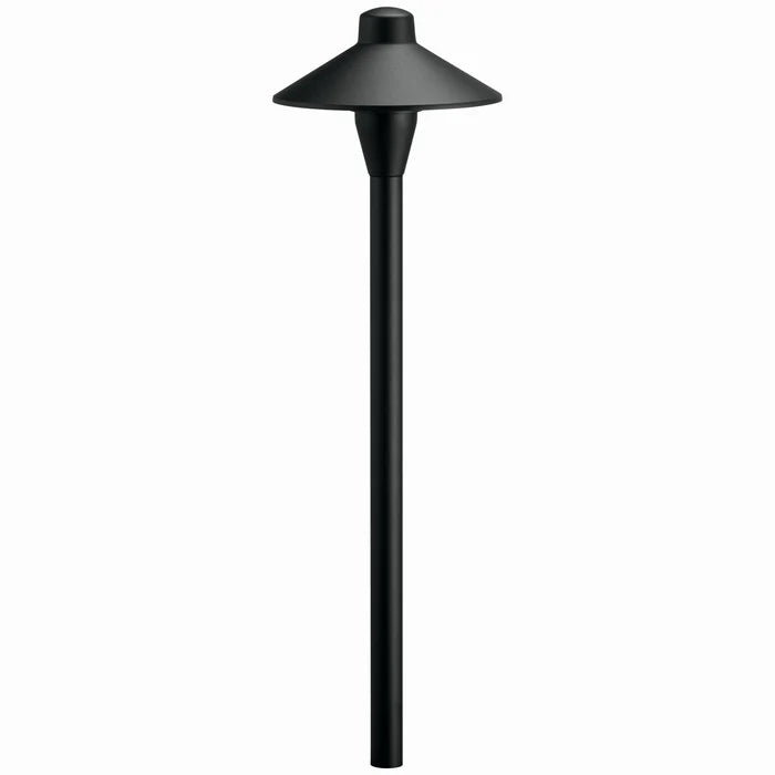 Black Brass LED Pathway Light, 23 Inch Garden Lighting