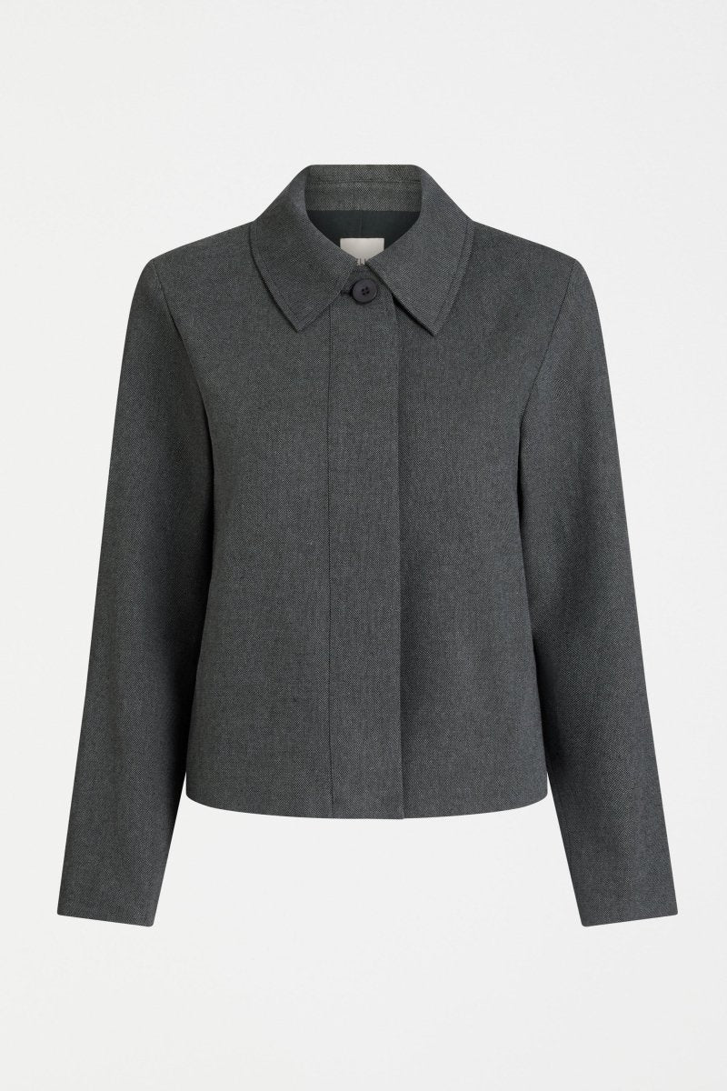 Unn Jacket Jackets - ELK | DARK GREY MARLE