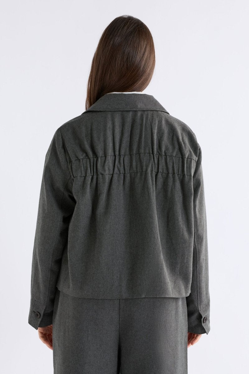 Unn Jacket Jackets - ELK | DARK GREY MARLE