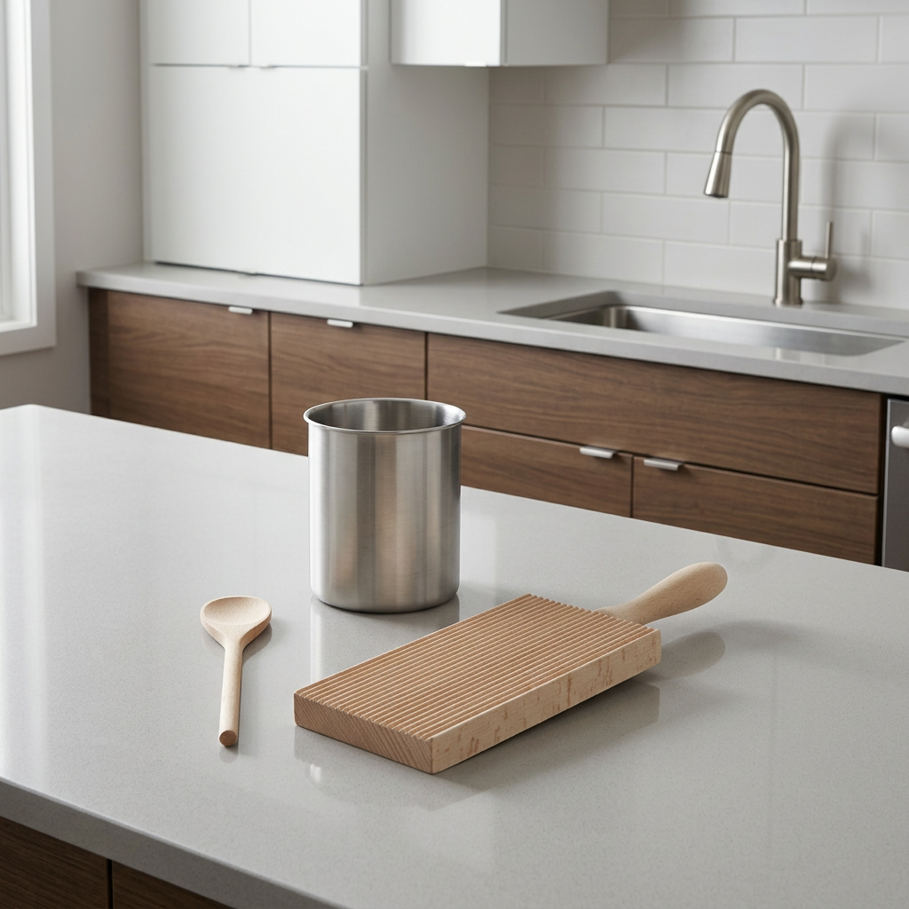 Wooden Gnocchi Paddle Board for Kitchen Pasta Making