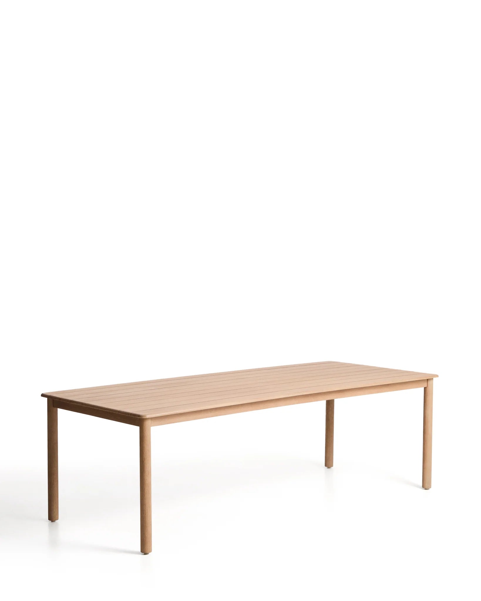 Solid Acacia Wood Outdoor Dining Table, 94.5" x 39.5"