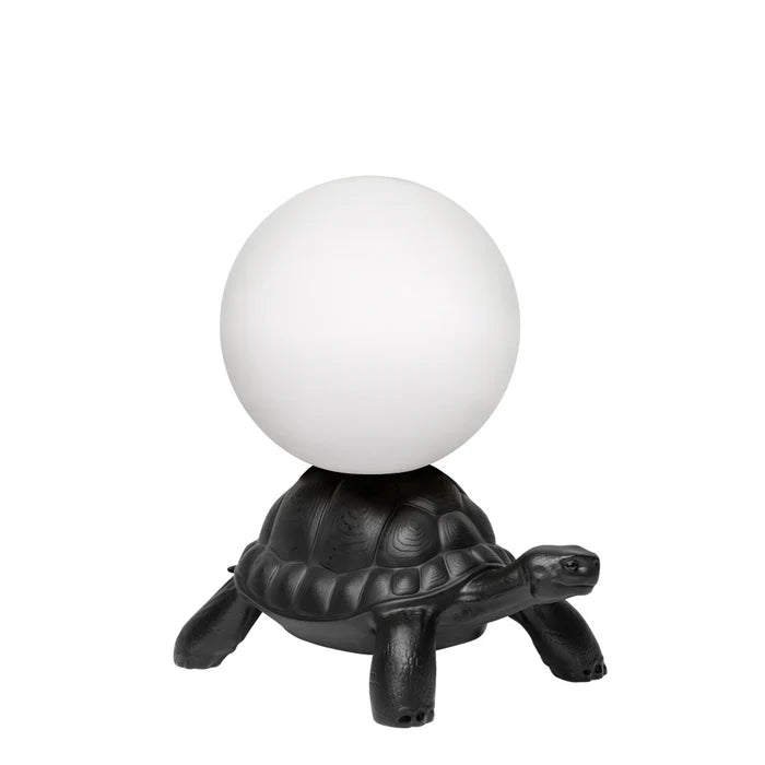 Turtle Base, LED Globe Lamp White Polyethylene, Garden Lighting